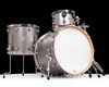 DW Design Series 3pc Drum Set - Titanium Stain - Front View