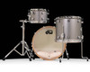 DW Design Series 3pc Drum Set - Titanium Stain - Back View