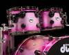 DW Collector's 5pc Shell Pack - Pink Glitz w/Black Nickel