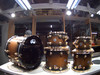 DW Collector's 5pc SSC Maple Kit - Honey to Ebony Satin Oil Burst with Gold factory view