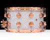 DW Collector's SSC Maple 8x14 Snare Drum - Diamond Nebula - Copper HW back view