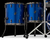 Sonor SQ2 5pc Medium Beech Kit - Blue Sparkle 10/12/14/16/22 floor tom closeup