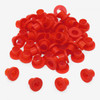 100 red nylon tension rod washers