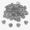 100 silver nylon tension rod washers