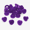 20 purple nylon tension rod washers