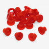 20 red nylon tension rod washers