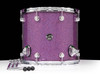 DW Performance Series 14x16 Floor Tom Purple Drift front view