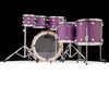 DW Performance Series 6pc Shell Pack 8/10/12/14/16/22 Purple Drift back view
