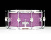 DW Performance Series 6.5x14 Snare - Purple Drift side view