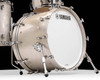 Yamaha Absolute Hybrid Maple 3pc Silver Sparkle kick view