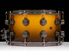 DW Collector's 8x14 SSC Maple Snare - Vegas Gold to Piano Black Fade w/Black Nickel back view