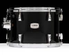 Yamaha PHX 13”x9” Tom – Solid Black w/ Chrome (PHXT-1309MSOB) front view