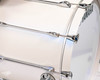 Yamaha Recording Custom 4pc Shell Pack Polar White kick drum closeup