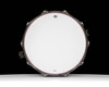DW Collector's SonicPly 8x14 Snare - Lacquer Specialty Solid Scarlet Red to Piano Black Fade with Black Nickel top view