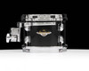 Tama Starclassic Maple 6”x8” Tom – Piano Black w/ Chrome Hardware (MAT0806PBK) front view