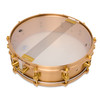 DW True Cast Bronze Snare Drum, 4x14 bottom view