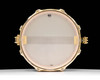 DW Collector's Series SSC Maple 7x13 Snare Drum - Green Glass with Gold Hardware bottom view