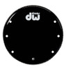 DW 26" Gloss Black Bass Drum Head