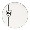 DW Coated White Bass Drum Head, Classic 22IN