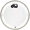 DW Coated Clear Head 18 Kick Drum