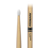 Promark Rebound 7A Hickory Drumstick, Oval Nylon Tip product image