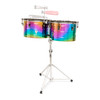 Latin Percussion Tony Succar 15-16 Thunder Timbale Rainbow Black Nickel product image 1