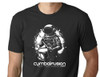 CymbalFusion.com T-Shirt Black Short Sleeve Spaceman 956 Edition