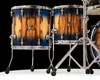 Sonor SQ2 5pc Medium Beech Shell Pack 10/12/14/16/22 - African Marble Blue Burst closeup
