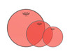 Remo Colortone Emperor Tom Pack - Red, 10"/12"/16"