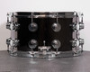 Used DW Collector's Series Black Nickel Over Brass 8" x 14" Snare Drum with Chrome Hardware