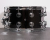 Used DW Collector's Series Black Nickel Over Brass 8" x 14" Snare Drum with Chrome Hardware