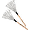 Meinl 7A Fixed Wire Brushes with Wood Handles - Pair
