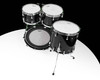 Used Yamaha Absolute Hybrid Maple 4-Piece Drum Set - Solid Black Lacquer