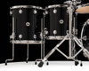 DW Collector's SSC Maple 5pc - Gloss Black Chrome Hardware closeup
