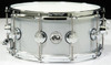 DW Rolled Aluminum 6.5x14 Snare Drum with Chrome Hardware