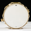DW Collector's Series Polished Brass 3mm 6.5x14 Snare w/Gold