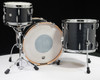 Sonor Vintage Series 3pc Shell Pack 13/16/22 - Vintage Black Slate - Rear Angle