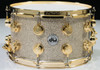 DW Collector's Series Snare 8x14 - Broken Glass - Gold Hardware VLT