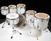 DW Performance Series 7pc Drum Kit White Marine