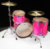Ludwig Classic Maple FAB 3pc Shell Pack 13/16/22 - Pink Glitter - Top