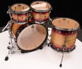 Tama Starclassic Maple Exotix 4pc Shell Pack Ruby Pacific Walnut Burst