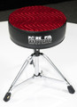 Pork Pie Star Round Throne Black w/ Red Swirl