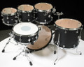 DW Design Series 6pc Drum Set 8/10/12/16/22/14SD - Black Satin