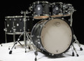 DW Design Series 7pc Drum Set  - Black Satin