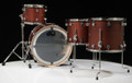 DW Performance Series 4pc Drum Kit Tobacco Satin Oil 12/14/16/22