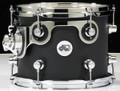 DW Design Series 4pc Drum Set  - Black Satin 10/12/16/22