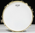 Ludwig Chrome over Brass 6.5x14 Snare Drum w/Brass Trim