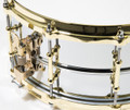 Ludwig Chrome over Brass 6.5x14 Snare Drum w/Brass Trim