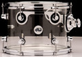 DW Acrylic Design Series Drum 3pc Set - Clear