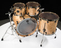 Mapex Saturn V Exotic Shell 4pc Rock Shell Pack - Natural Maple Burl